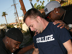 black men take a weaker white boy