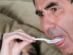 spoon fed black cum by white wives